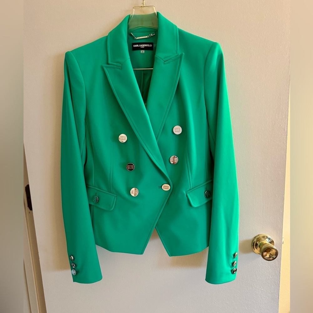Karl Lagerfeld Vibrant Green Blazer